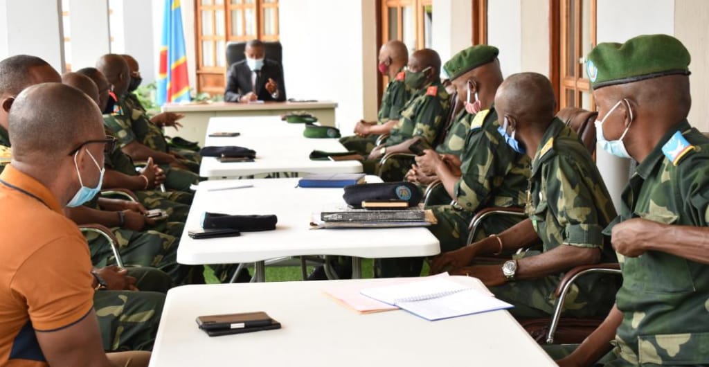 Nord-Kivu : le général major Isidore Kahumbu en visite d&rsquo;évaluation à&nbsp;Goma