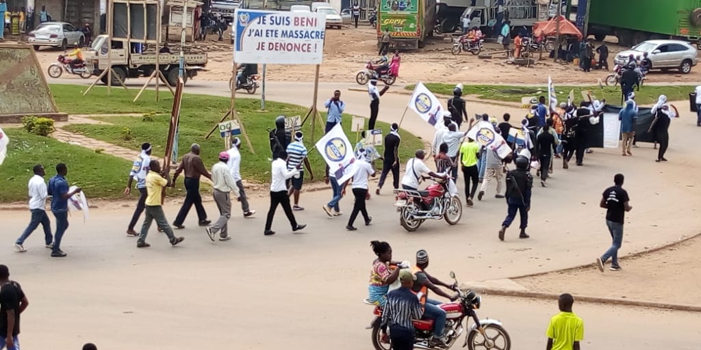 Marche de Lamuka : à Beni, les manifestants dénoncent les tueries des&nbsp;civils