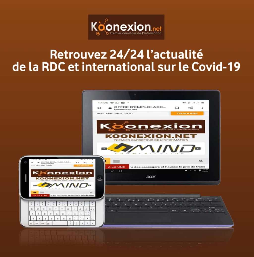 RDC-Coronavirus: le bilan en 24 heures rapporte 46 guérisons, 39 cas de&nbsp;contamination