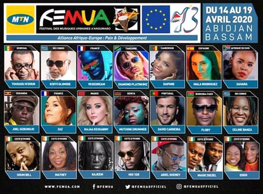 Musique : Koffi Olomide et Celine Banza à l&rsquo;affiche du prochain&nbsp;FEMUA