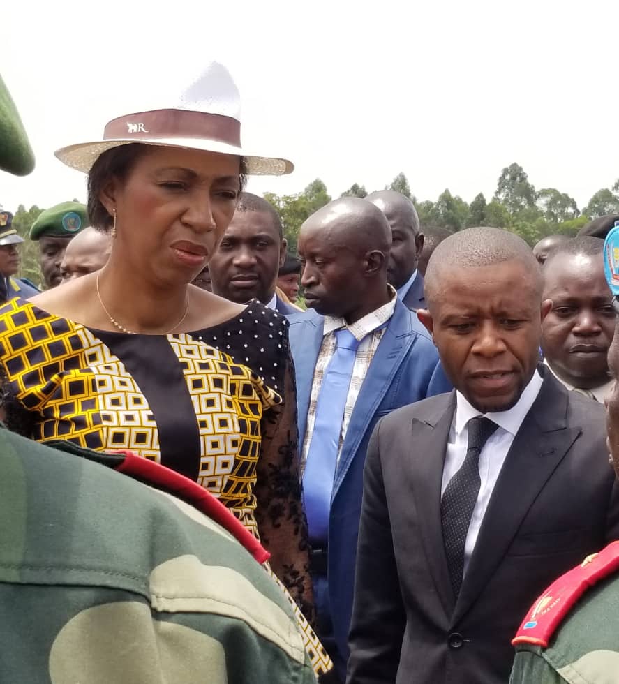 Jeannine Mabunda : &laquo;&nbsp;Nous sommes à Beni suite à la pression de vos élus&nbsp;&raquo;