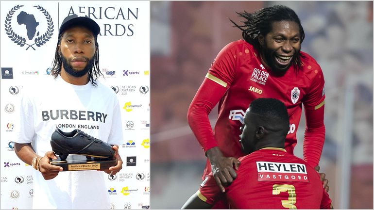 Foot-Pro League: l&rsquo;infatigable Dieumerci Mbokani remporte son 2è soulier&nbsp;d&rsquo;Ebène