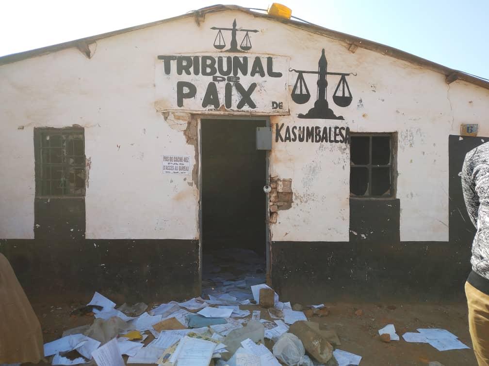 Kasumbalesa: le Tribunal de paix&nbsp;saccagé