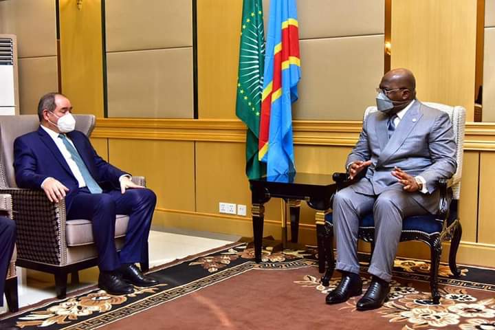 RDC : Sabri Boukadoum, ministre algérien des Affaires étrangères reçu en audience par Félix&nbsp;Tshisekedi