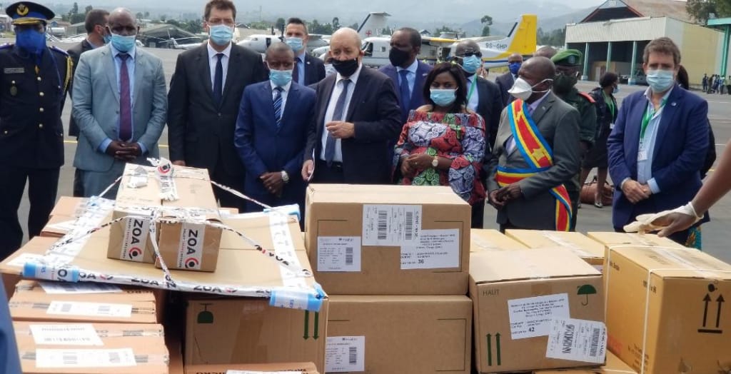 Pont aérien humanitaire vers la RDC : arrivée à Goma d&rsquo;une délégation de&nbsp;l&rsquo;UE