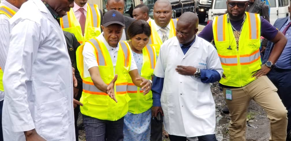 Nord-Kivu : À Goma, le gouverneur Carly Nzanzu a visité les travaux d&rsquo;asphaltage de certaines&nbsp;avenues