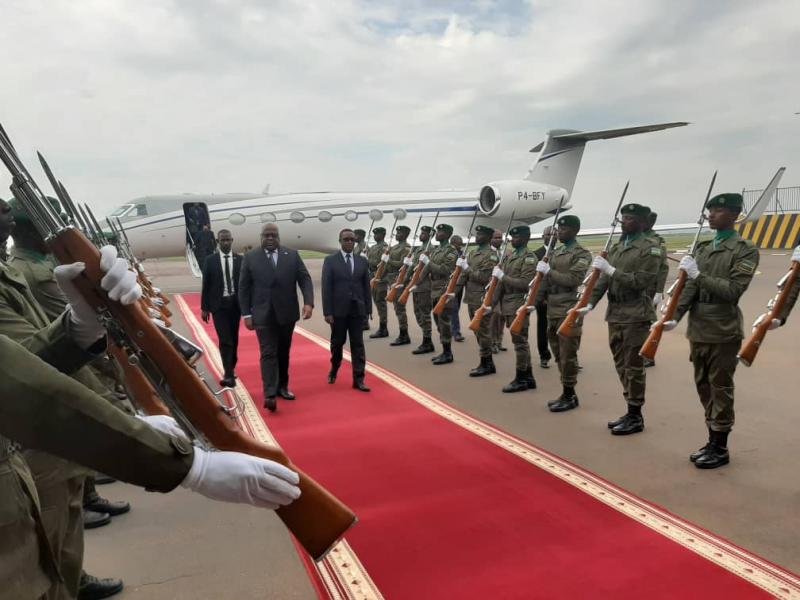 Sommet quadripartite : Félix Tshisekedi à Gatuna pour une médiation entre Kigali et&nbsp;Kampala