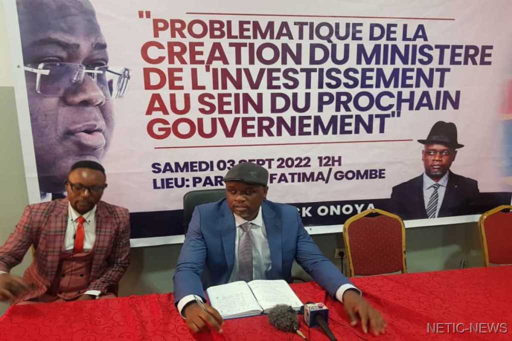 Ministère d&rsquo;Investissement : Patrick Onoya propose le gouvernement congolais de créer ce ministère pour la bonne prise en charge de ce secteur dans son&nbsp;pays