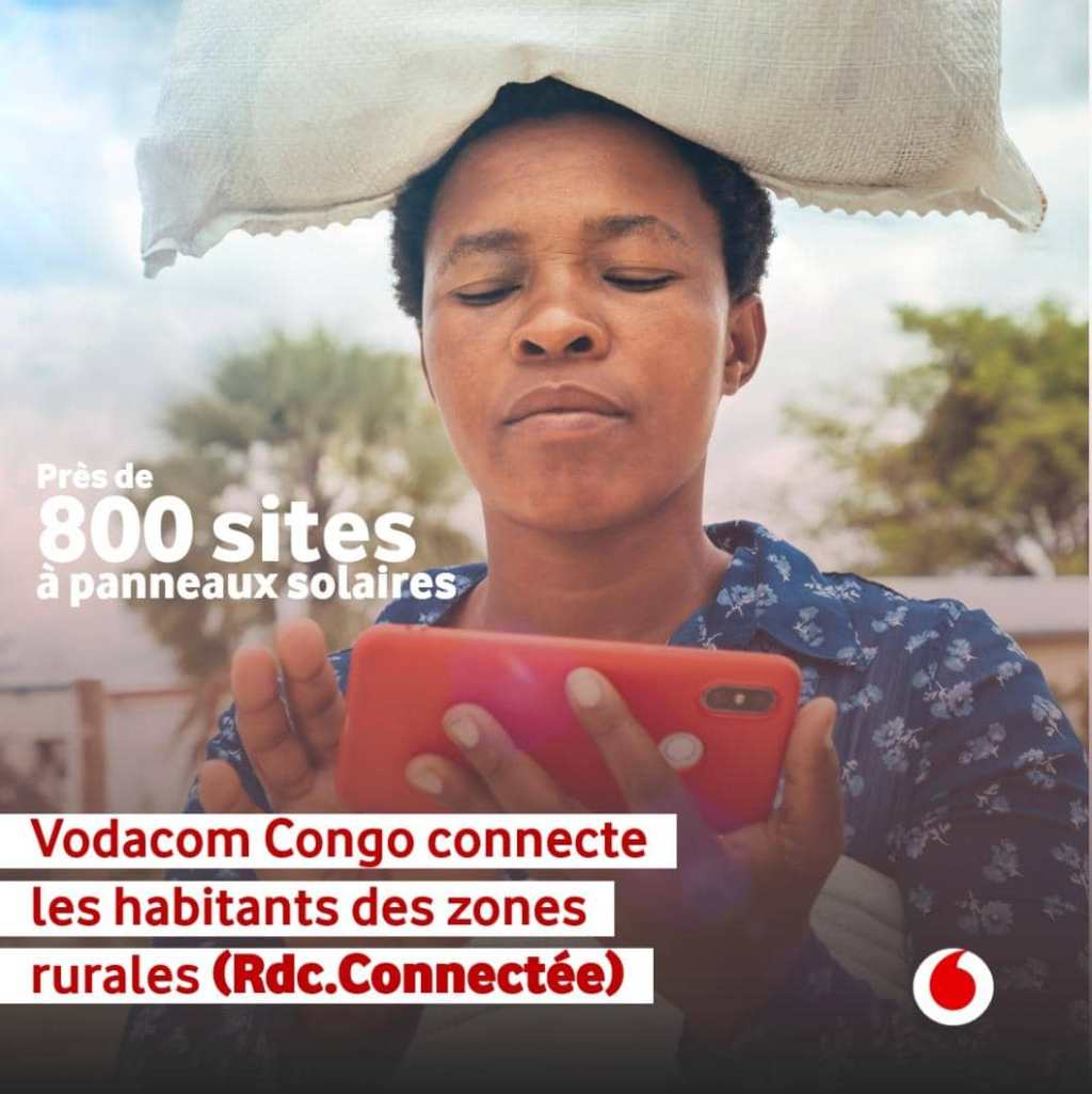 Vodacom Congo réduit la fracture numérique en RDC en connectant les communautés vivant dans les zones rurales&nbsp;(rdc.connectée)